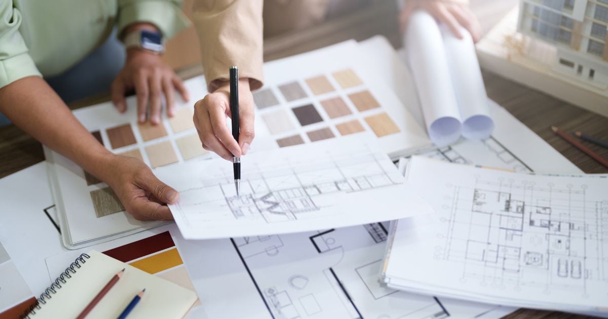 Construction planning documents for a Stratham, NH home renovation